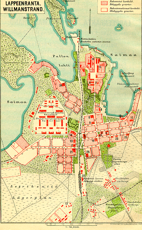 Lappeenranta kartta 1902