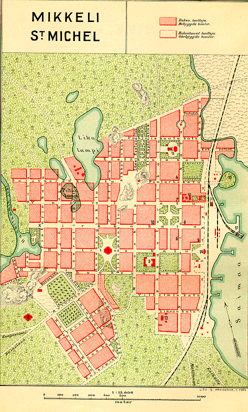 Mikkeli kartta 1902